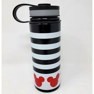 Disney Mickey/Stripes Stainless Steel Insulated 16 oz Canteen Water Bottle